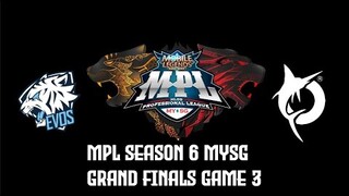 EVOS SG VS TODAK | MPL SEASON 6 MYSG | GRAND FINALS | GAME 3