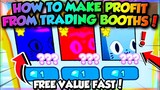 🤑FREE VALUE *FAST* WITH TRADING BOOTHS!! (Pet Simulator X Roblox)