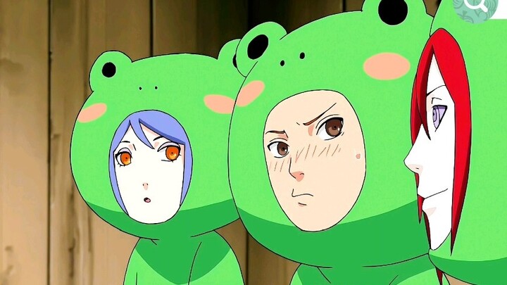 [Anime]Jiraiya and his three "frogs"|<Naruto>