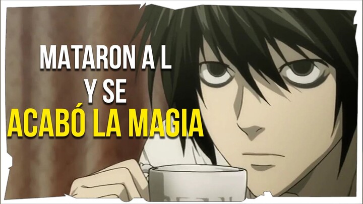 Death Note: El anime que se murió cuando mataron a L