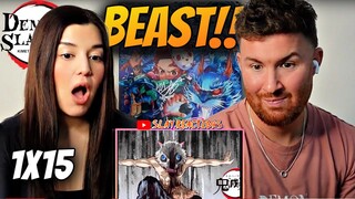 BEAST MODE, HERE WE GOOO! Demon Slayer 1x15 REACTION! | Mount Natagumo