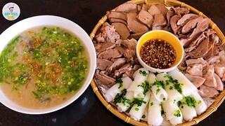 CHÁO LÒNG BÁNH HỎI đặc sản Bình Định ăn là ghiền | Bếp Của Vợ