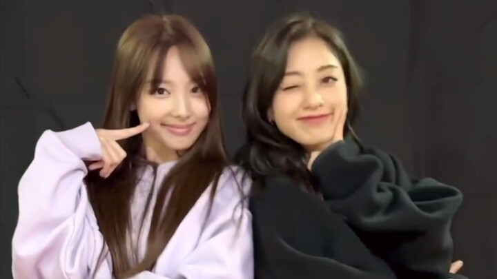 TWICE's Nayeon & Jihyo Stranger Challenge