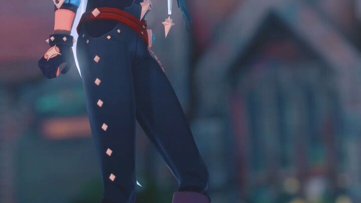 [Genshin Impact MMD] It would be a shame if I didn't do something with such good legs [Kaeya]