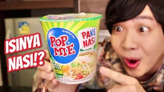 POP MIE TERBARU POP MIE NASI!!!! PAKE NASI GORENG LEBIH ENAK!?