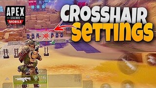 CROSSHAIR SETTING TRICK APEX LEGENDS MOBILE