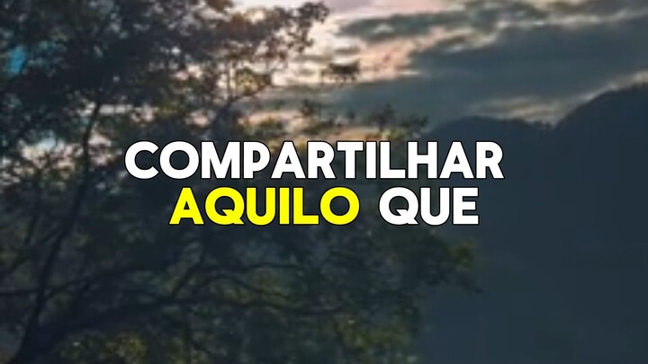 A Palavra de hoje É Amor e Perseverança