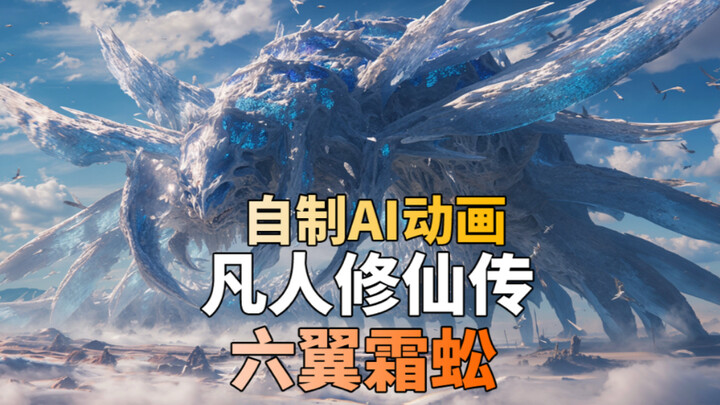 凡人修仙传 自制AI动画 六翼霜蚣 韩立人界灵宠