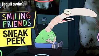 SMILING FRIENDS | S1E3 Sneak Peek: Helping a Heartbroken Shrimp | adult swim