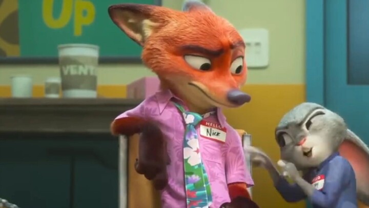 nick si rubah dengan tatapan nya ZOOTOPIA2