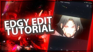 How to make an Edgy Edit on Alight Motion 😈✨! - Alight Motion Tutorial