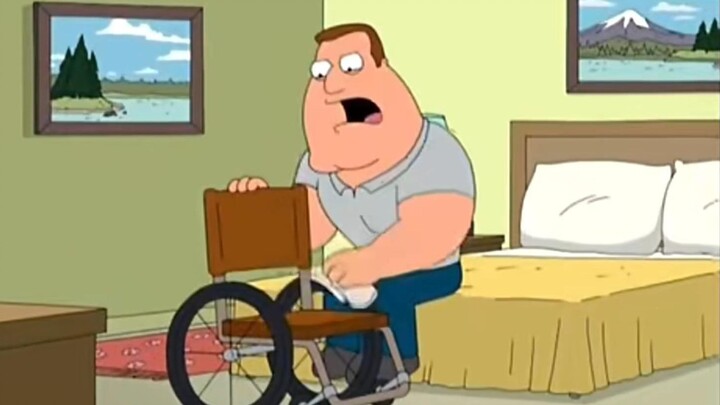 Old Joe swore to the wheelchair that he would be useless without it, Family Guy