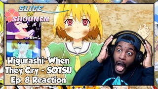 Higurashi: When They Cry SOTSU Episode 8 Reaction | WHAT THE HELL HAS EUA DONE TO SATOKO???