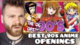 First Time Reacting to "The Best ANIME Openings Of The 90s" | CLASSIC ANIME | New Anime Fan!