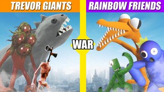 Trevor Giant vs Rainbow Friends Turf War | SPORE