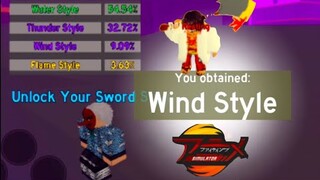 I got Wind Style for 4000 Shards|Showcase|Roblox Anime Fighting Simulator