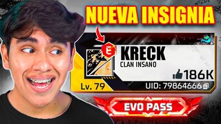 COMPRE LA NUEVA "INSIGNIA" PARA MI CUENTA😱🤑 DE FREE FIRE !!