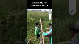 MALING MOTOR DIHANTAM BALOK BERTUBI-TUBI