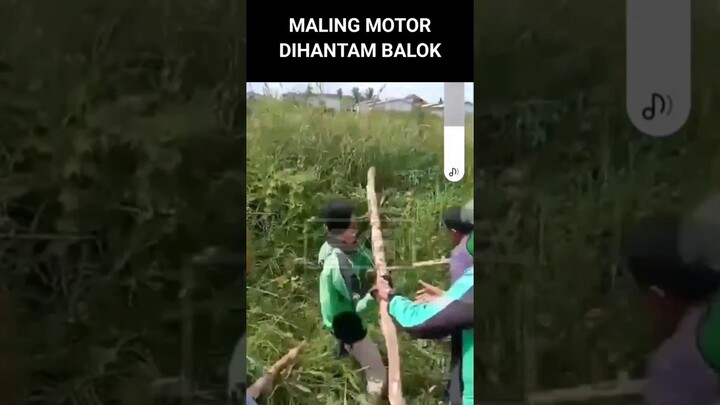 MALING MOTOR DIHANTAM BALOK BERTUBI-TUBI