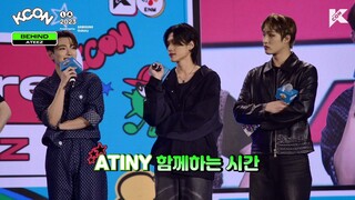 KCON LA 2023 ATEEZ BEHIND