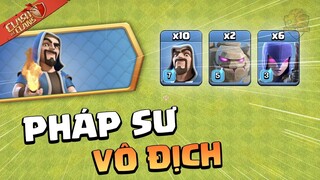 PHÁP SƯ VÔ ĐỊCH FARM LÀ SIÊU GIÀU Clash of clans | Akari Gaming