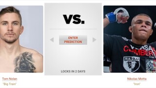 Tom Nolan VS Nikolas Motta | UFC Fight Night Preview & Picks | Pinoy Silent Picks