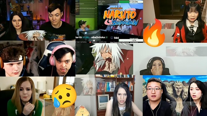 🔥Jiraiya Death - Reaction Mashup | Naruto Shippuden [Episode 133]