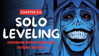 Serangan mematikan dari patung raksasa // Solo Leveling Chapter 4-6
