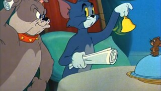 Adegan terkenal Tom dan Jerry, musuh yang bahagia, sinkronis sempurna
