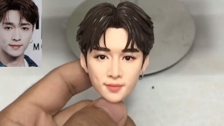 Toàn bộ quá trình tạo hình chân dung ngôi sao Trương Nghệ Hưng bằng đất sét