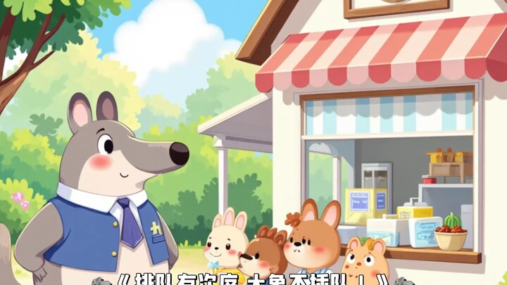 🐘《排队有次序，大象不插队！》🐘