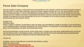 Fence Gate Company