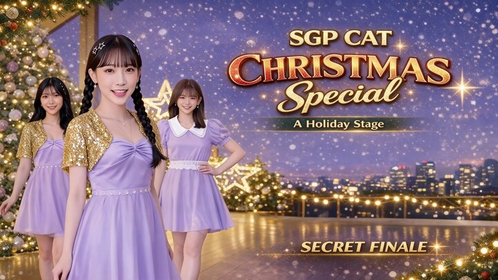 SGP CAT Christmas Special 🎄 | 90-Second Loopable Medley | Group Dance → Jina → Stella → Lila → Twink