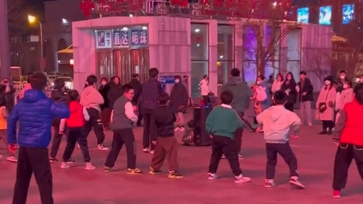 Kids have mastered square dancing