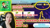 WORLD SOCCER CHAMPS MOD 2022 - CARA PAKAI GAMEGUARDIAN SUPAYA UNLIMITED COINS & MONEY