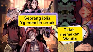 Iblis bulan atas yang tak pernah makan wanita di demon slayer