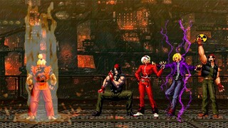 Kof Mugen Dragon Ken Vs Ash/Ralf Team