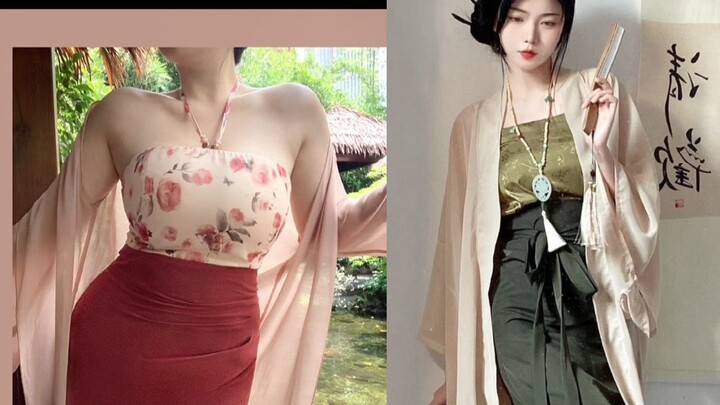 [159cm, 65kg] Tong Xiangyu Outfit & Affordable New Chinese Style