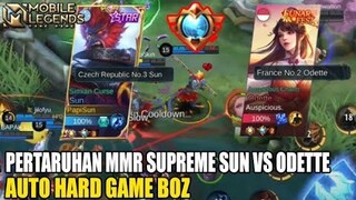 Supreme Sun vs Supreme Odette pertarungan sengit pertaruhan MMR