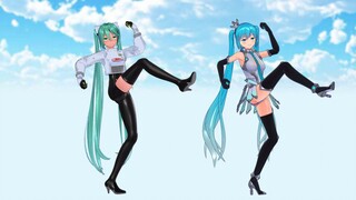 【初音/MMD】为了证明自家的产品两位歌姬开始了耍宝【爱杀宝贝ed】