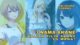 Tiga Waifu Bernama Akane, Kalian Pilih Yang Mana? | #reviewanime #VTuberID #waifu