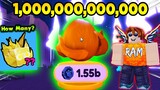 😱I SPENT 1 TRILLION!! ON GOLDEN EGG Hatching For Mythical Galaxy Fox in Pet Simulator X