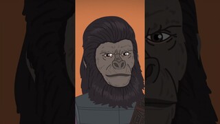 "You finally made a monkey out of me..."  #animation #planetoftheapes