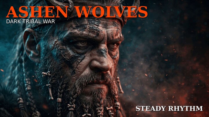 1 HOUR Ashen Wolves 🐺 Dark Tribal War Music Loop