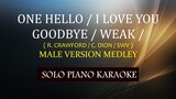 ONE HELLO / I LOVE YOU GOODBYE / WEAK /( R. CRAWFORD / C. DION / SWV ) ( MALE VERSION MEDLEY )