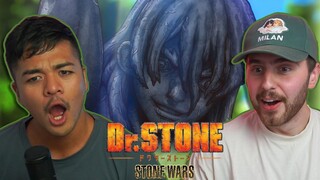 STONE WARS FINALE!! LOST FRIENDS & NEW FOES? | Dr Stone Season 2 Episode 11 REACTION + REVIEW!