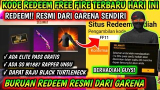 KODE REDEEM FREE FIRE TERBARU 11 DESEMBER 2022 HARI INI