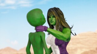 DAME Tu Cosita's HUNGER #Shorts |65 (She-HULK Vs DAME w/ Transformation)