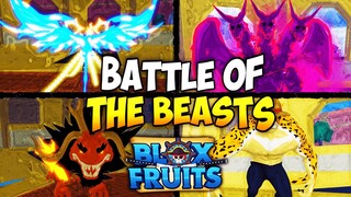 INTENSE BEAST BATTLE - Leopard vs ALL BEASTS! | Blox Fruits Update 17 Part 3