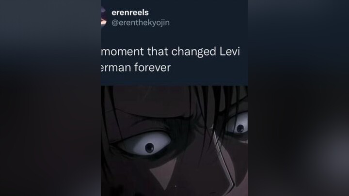 Levi 💔😭 fyp anime weeb attackontitanseason4 aotedit eren levi leviackerman mikasa mikasaackerman ar